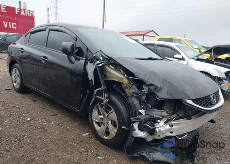 2013 Honda Civic Lx from USA, damaged, VIN 2HGFB2F59DH564638